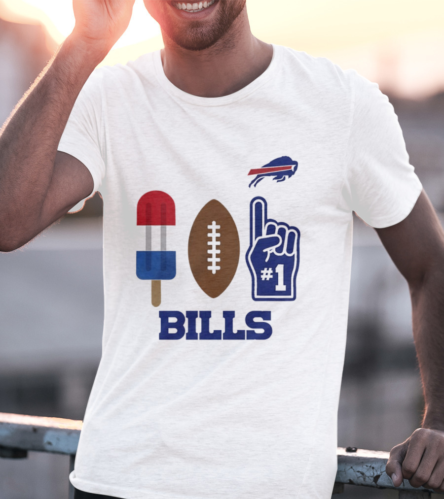 Buffalo Bills Football Popsicle Foam Finger 2026 Season T-Shirt
