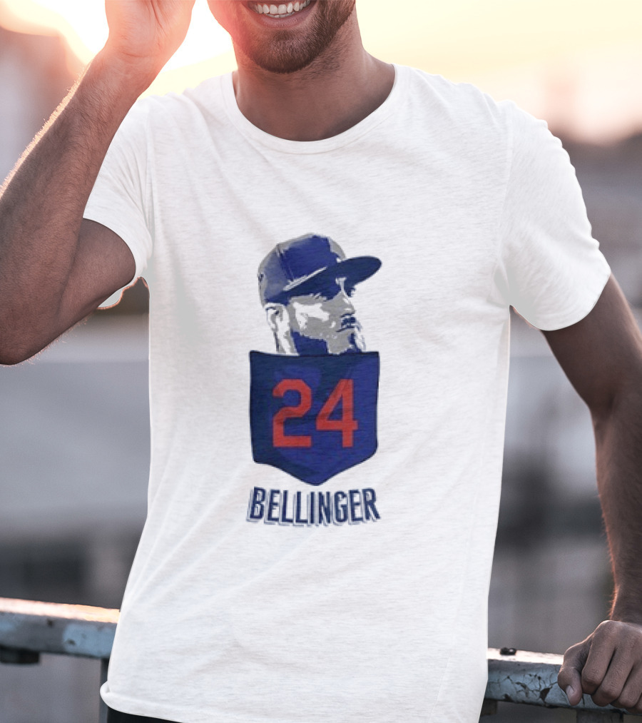 Cody Bellinger 24 Chicago Cubs Bellinger Baseball MLB Pocket Cap T-Shirt