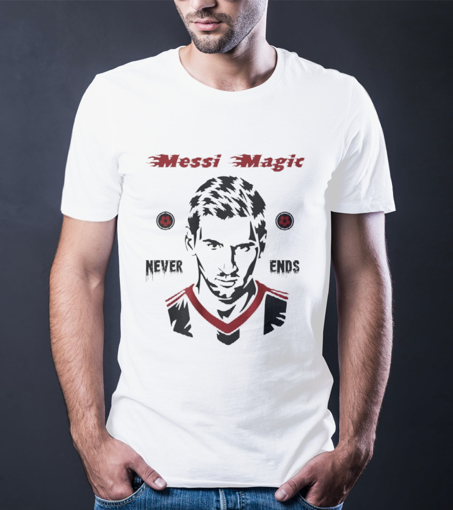 Messi Magic Never Ends Soccer Legendary T-Shirt