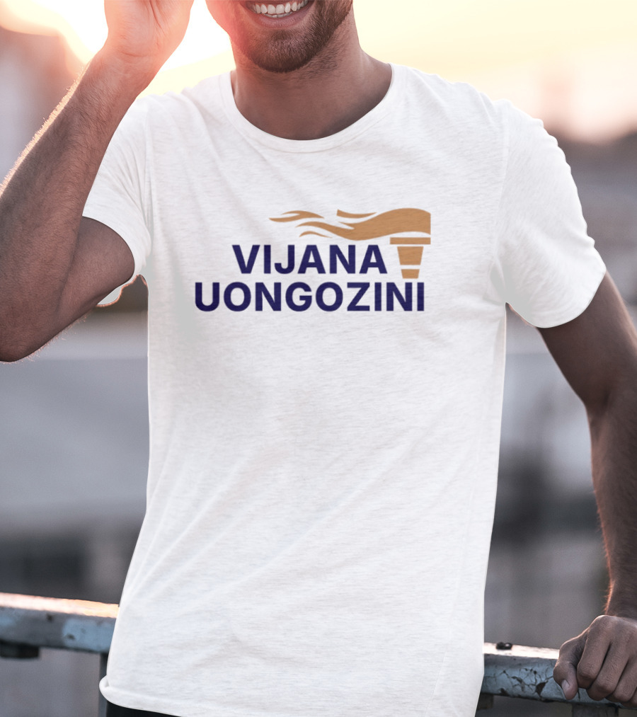 Vijana Uongozini Torch Symbol Edwin Sifuna Parliament Building T-Shirt
