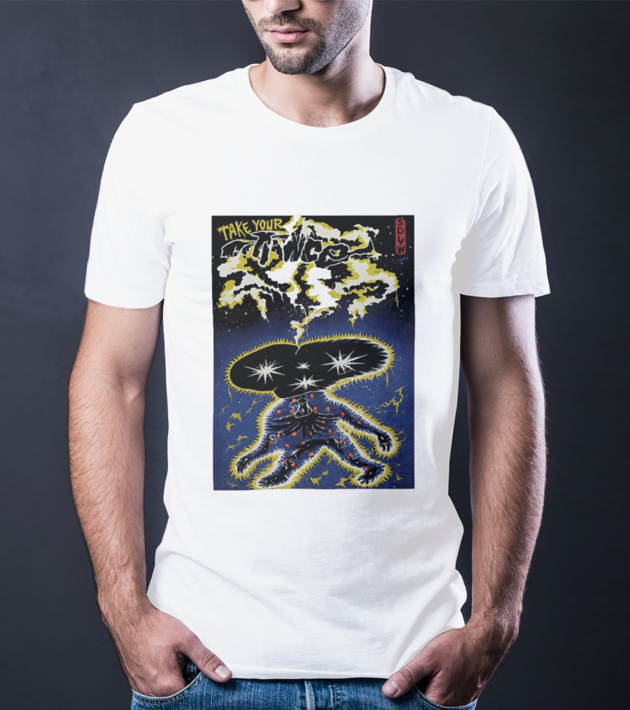 Take Your Chance SLW Electric Cosmic Figure Explosion T-Shirt