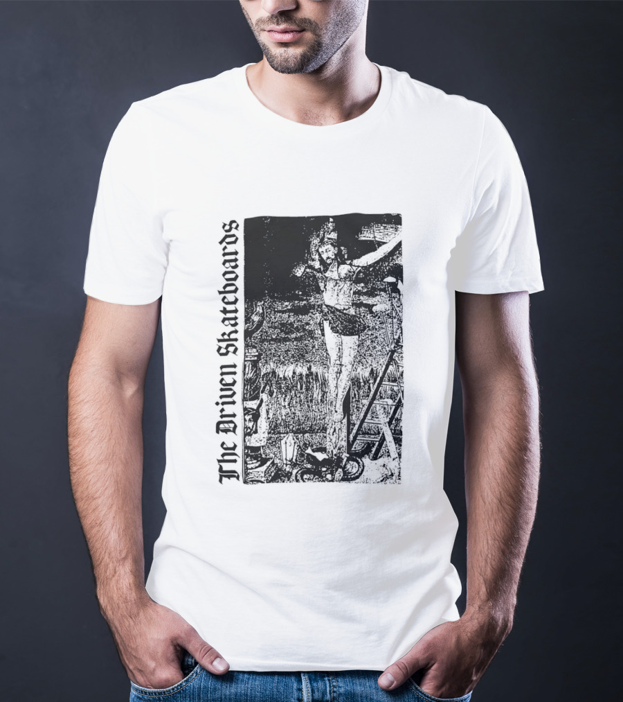 The Driven Skateboards Skeleton Rider T-Shirt