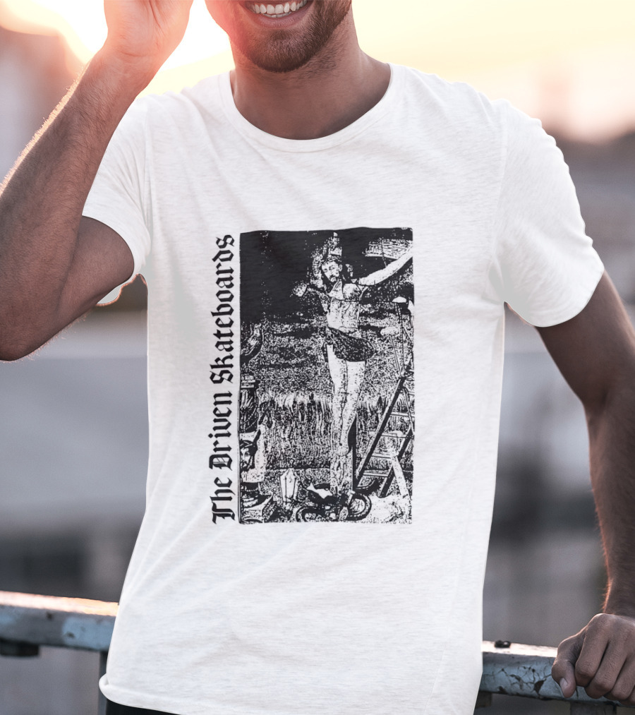 The Driven Skateboards Skeleton Rider T-Shirt