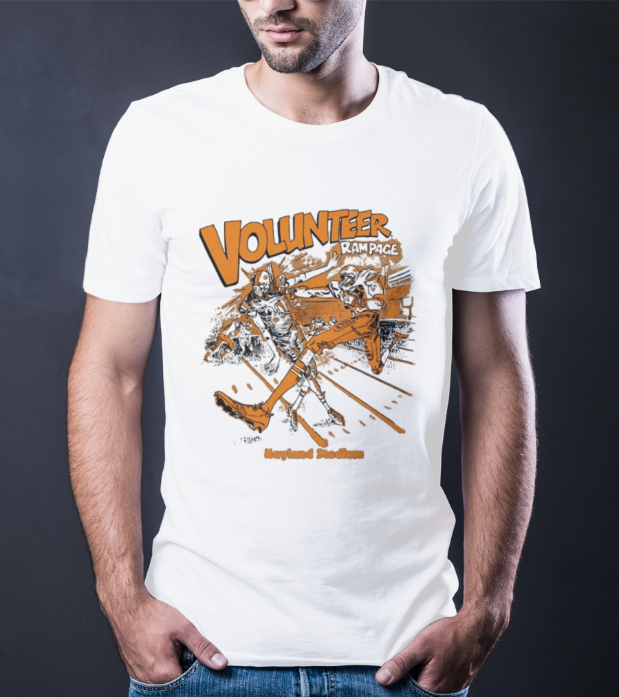 Volunteer Rampage Neyland Stadium Tennessee Volunteers T-Shirt