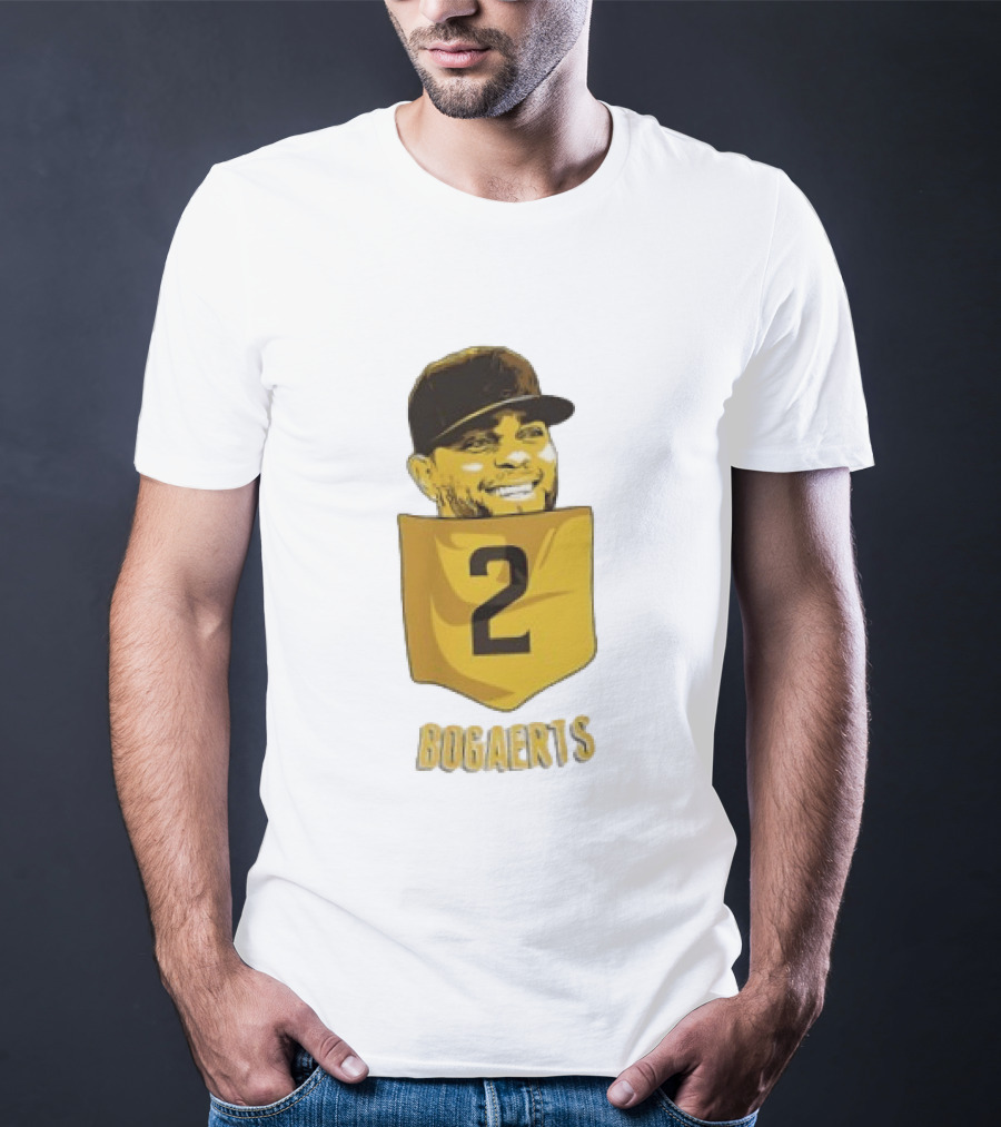 Xander Bogaerts 2 San Diego Padres Baseball MLB Pocket T-Shirt