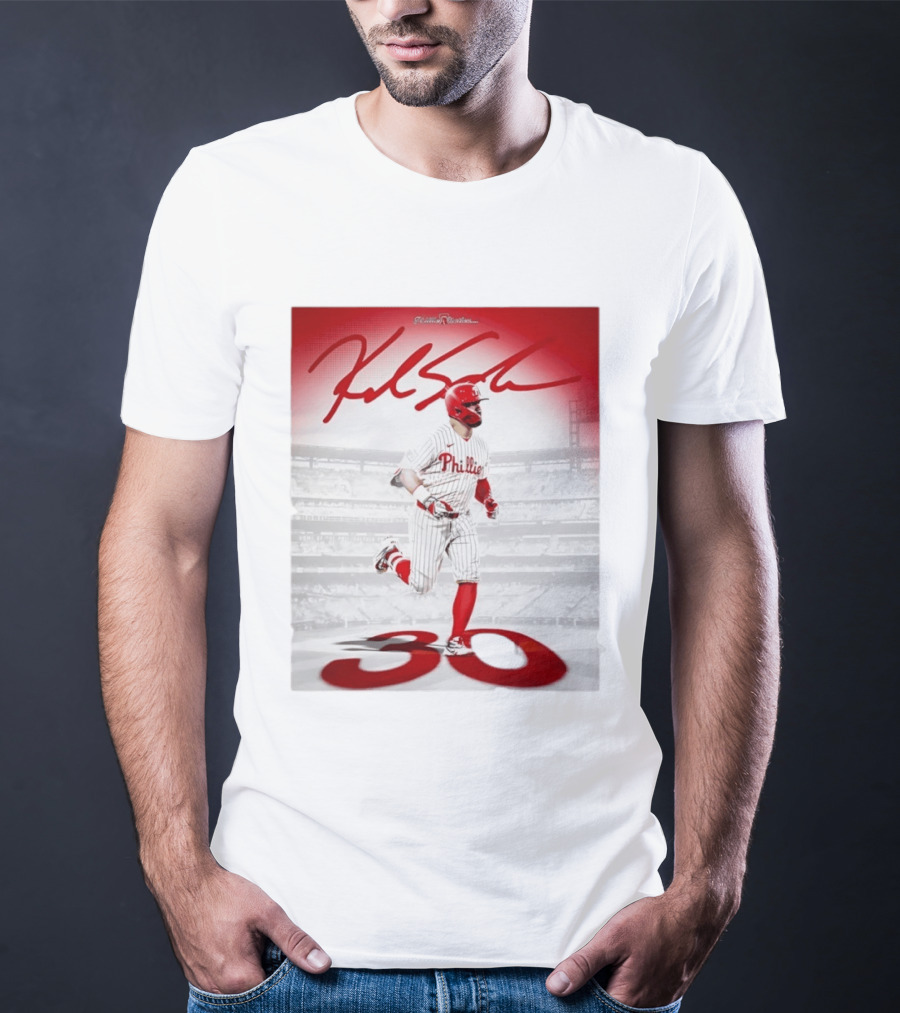 Philadelphia Phillies Kyle Schwarber 30 Home Runs Phillies Stadium T-Shirt