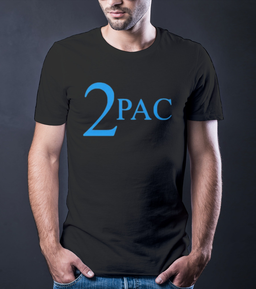 Janet Jackson 2Pac Blue T-Shirt