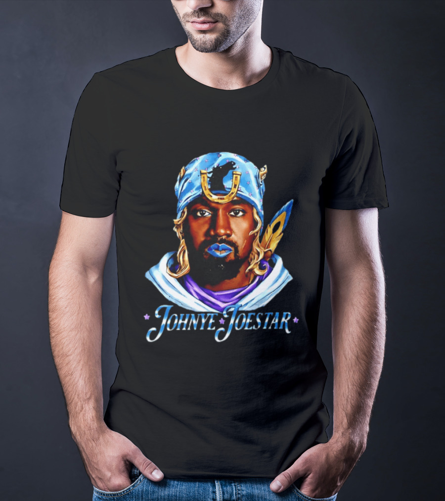 Kanye West Johnye Joestar JoJo's Bizarre Adventure Mashup T-Shirt