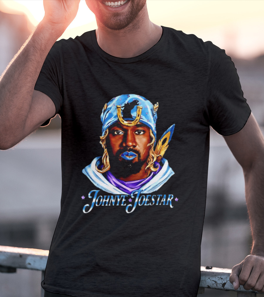 Kanye West Johnye Joestar JoJo's Bizarre Adventure Mashup T-Shirt