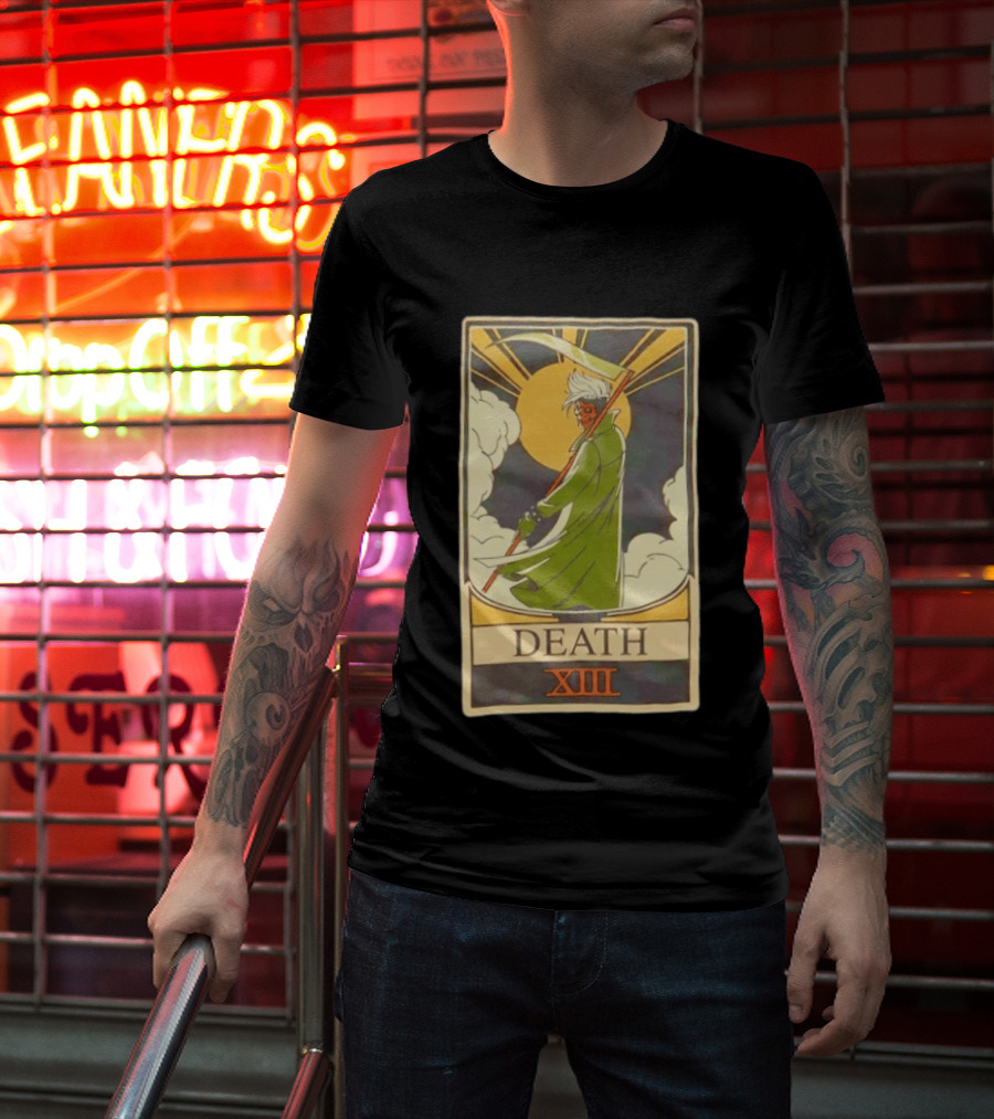 Marvel X Men '97 Gambit Tarot Card Death XIII T-Shirt