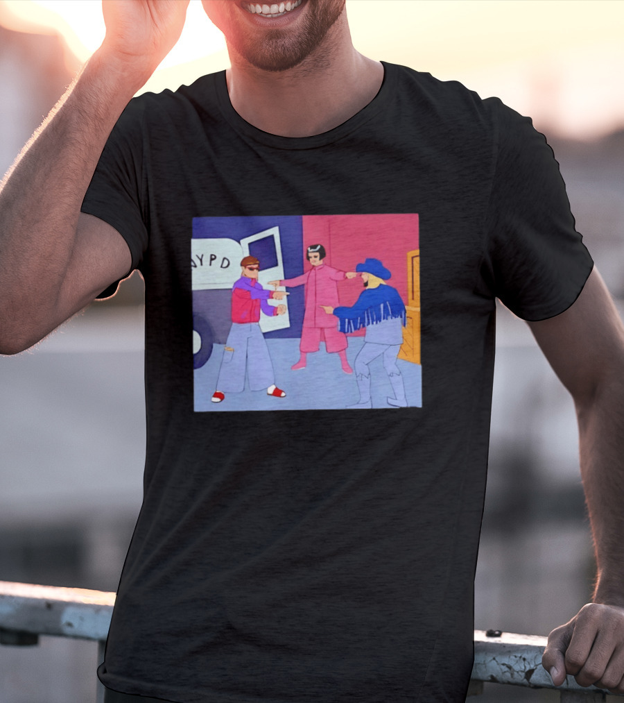 Oliver Tree NYPD Spider Man Pointing Meme T-Shirt