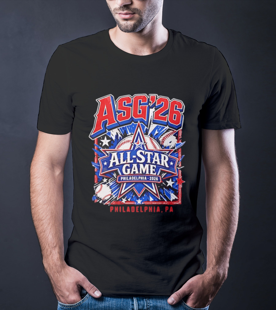 Philadelphia Phillies ASG '26 All Star Game Philadelphia PA Baseball T-Shirt