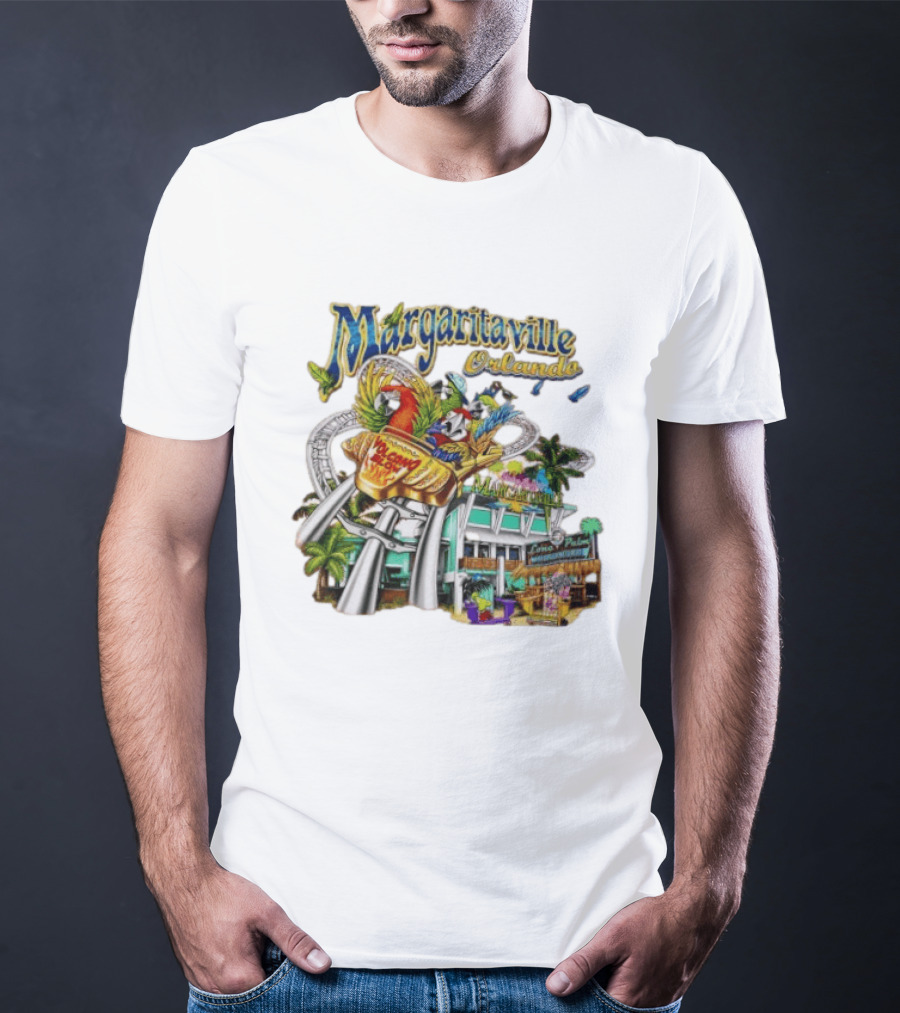 Margaritaville Orlando Volcano Blow It's 5 O' Somewhere T-Shirt