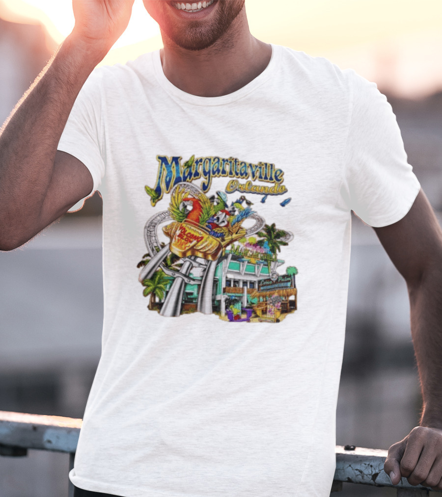 Margaritaville Orlando Volcano Blow It's 5 O' Somewhere T-Shirt