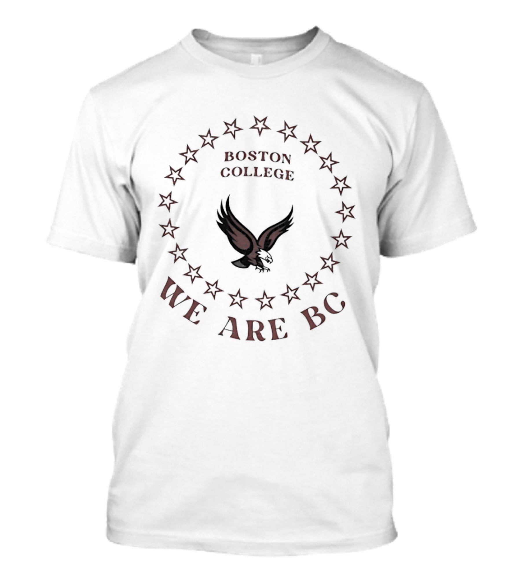 Boston College Eagles We Are BC Stars Circle T-Shirt