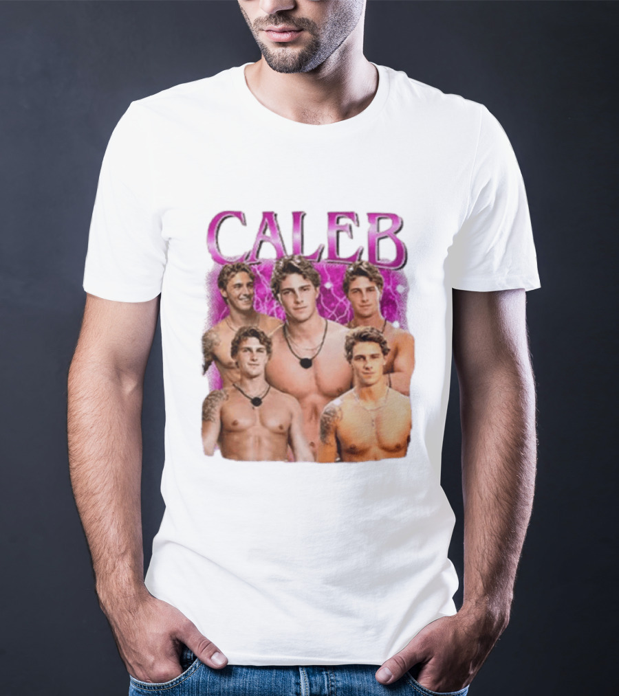 Caleb Love Island USA Reality TV Collage T-Shirt
