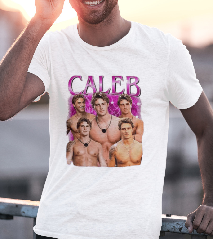 Caleb Love Island USA Reality TV Collage T-Shirt