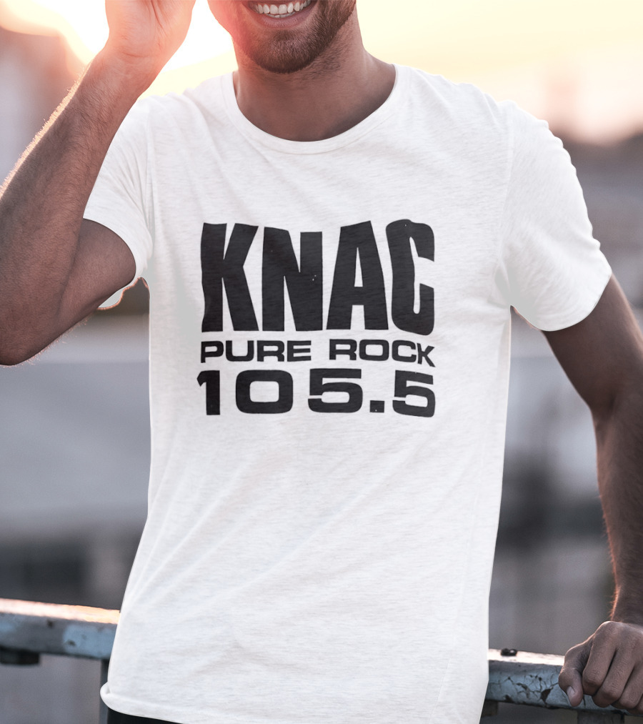 KNAC Pure Rock 105.5 Radio Station Classic Rock Fans T-Shirt