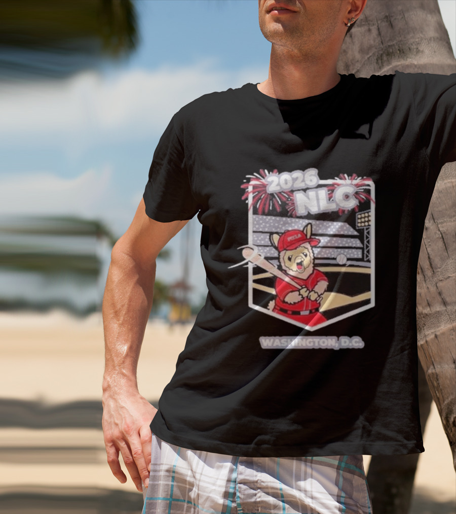 2026 NLC Baseball Llama Stadium Washington DC T-Shirt
