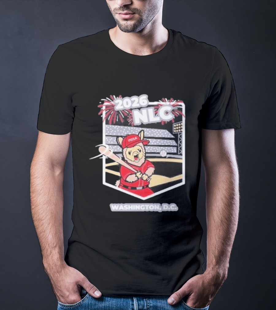 2026 NLC Baseball Llama Stadium Washington DC T-Shirt