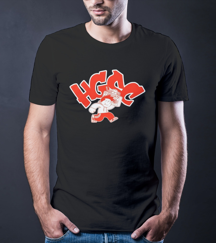 HGSC Hip Hop Boombox Radio 80s Music T-Shirt