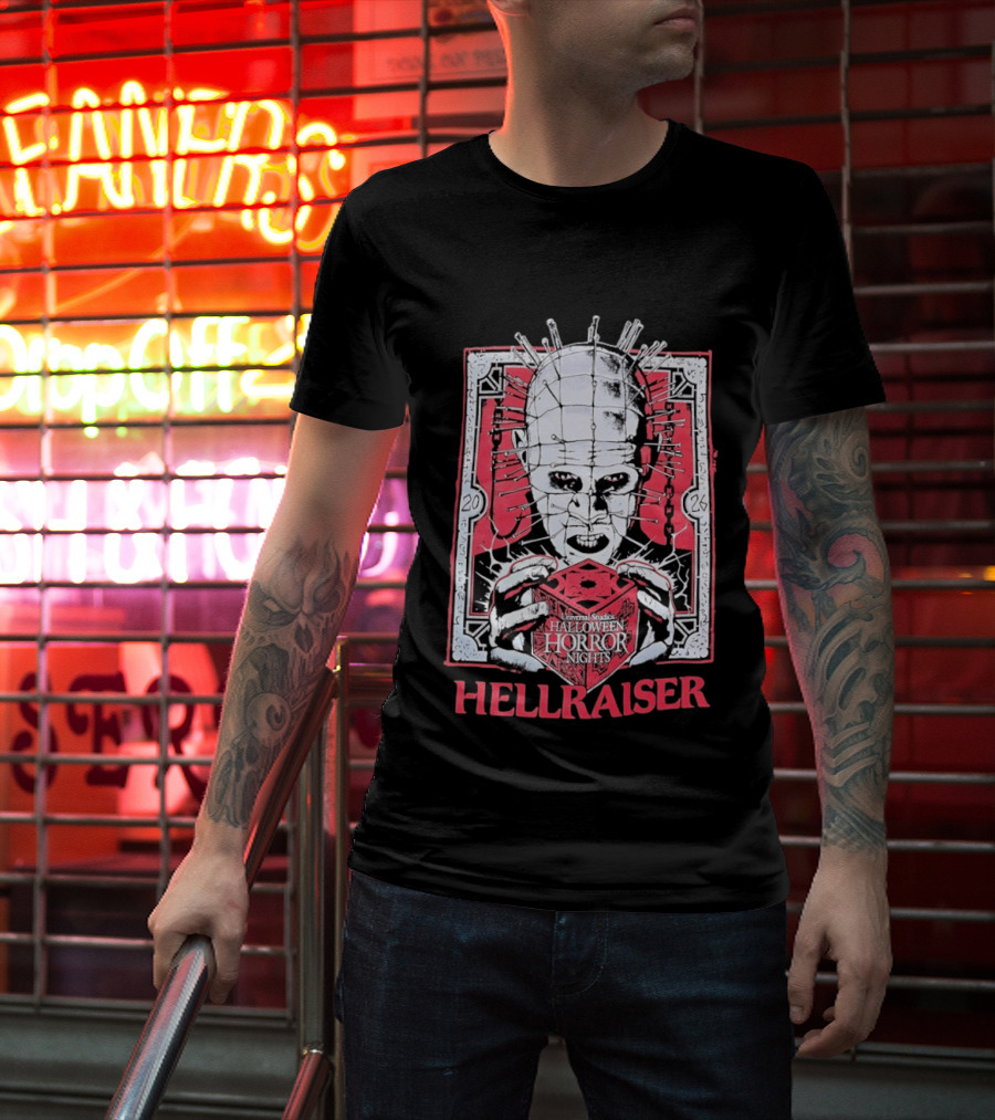 Universal Studios Halloween Horror Nights 2026 Pinhead Hellraiser T-Shirt
