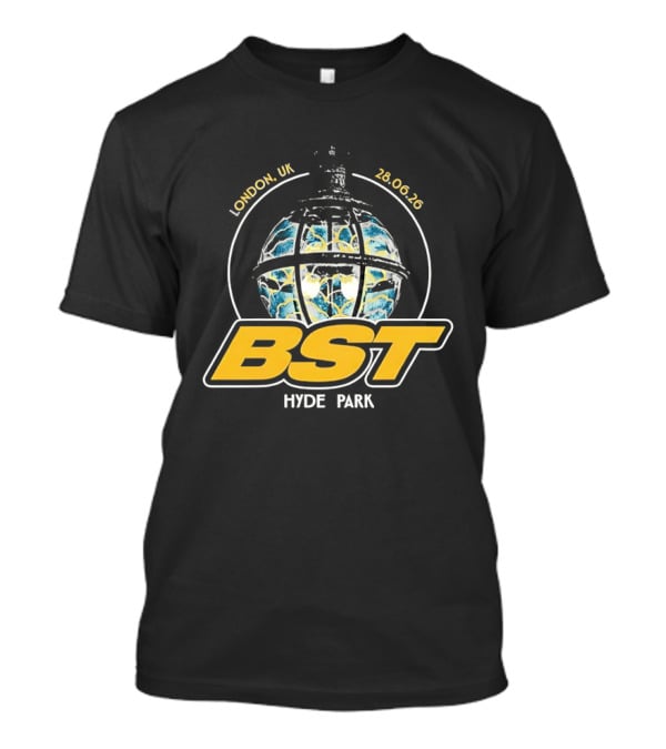 BST Hyde Park Festival London UK 28 June 2026 Globe Design Ateez Event T-Shirt