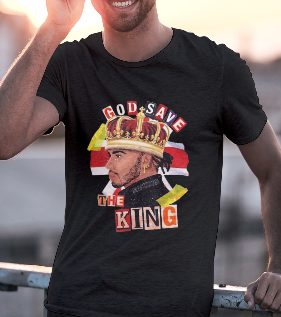 God Save The King Lewis Hamilton Crowned British Champion T-Shirt