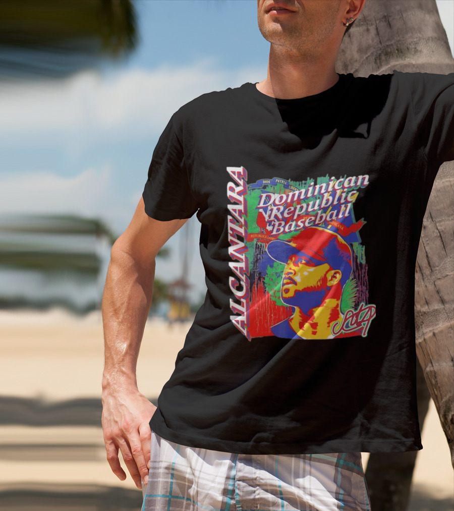 Alcantara Dominican Republic Baseball MLB Sandy T-Shirt