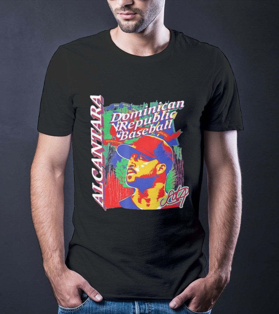 Alcantara Dominican Republic Baseball MLB Sandy T-Shirt