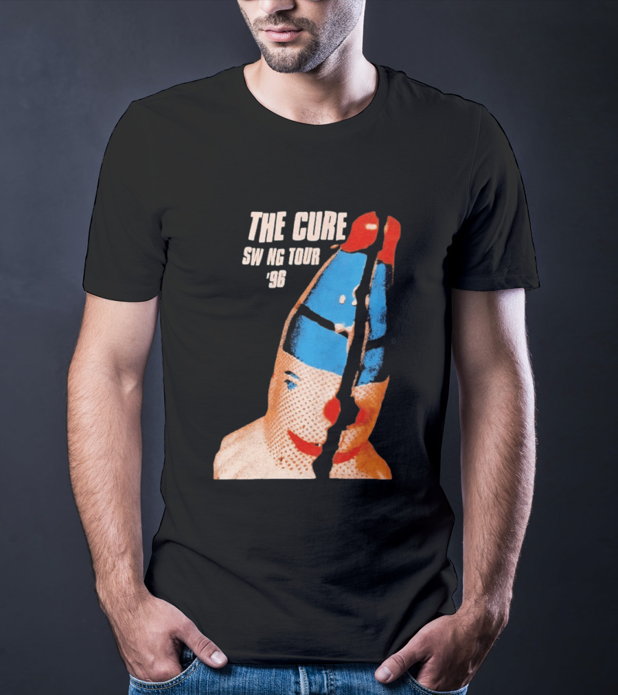 The Cure Swing Tour 96 Clown Face T-Shirt