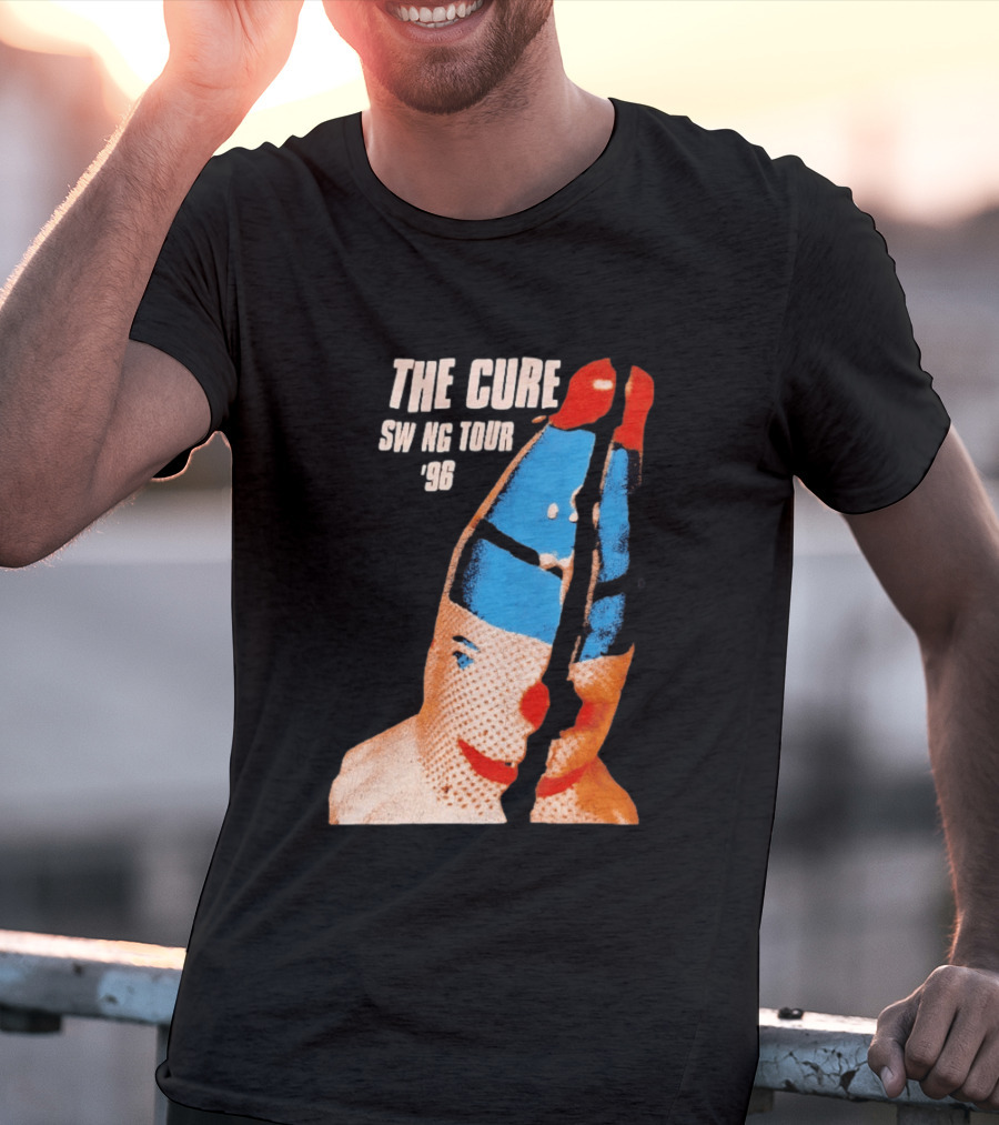 The Cure Swing Tour 96 Clown Face T-Shirt