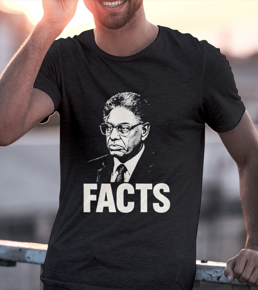Thomas Sowell Facts Portrait Realism T-Shirt