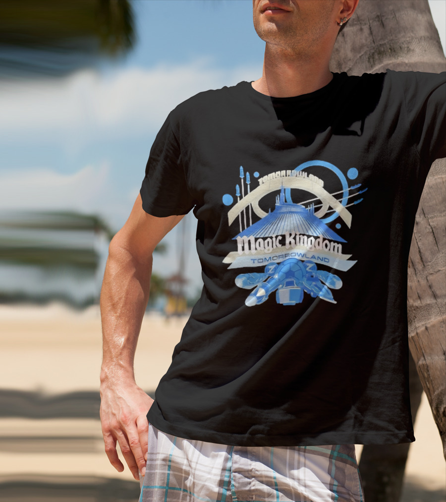Tomorrowland Magic Kingdom Walt Disney World Spaceship And Futuristic T-Shirt