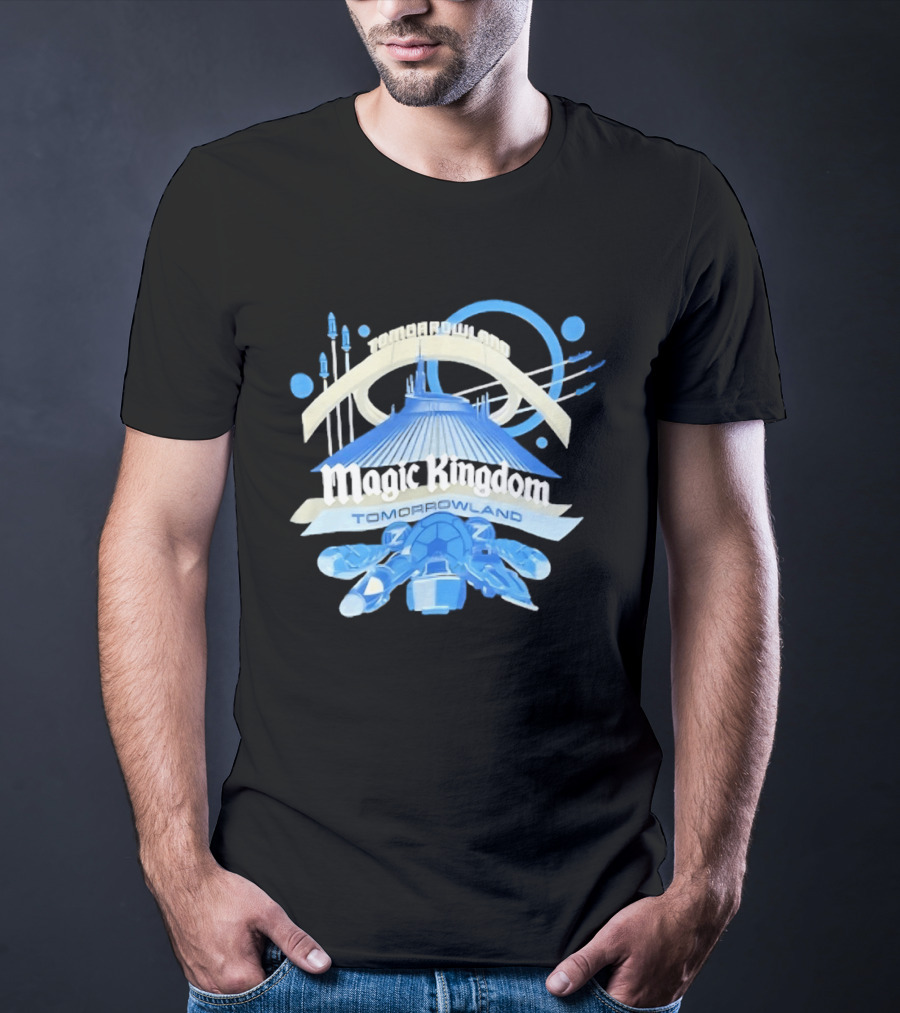 Tomorrowland Magic Kingdom Walt Disney World Spaceship And Futuristic T-Shirt