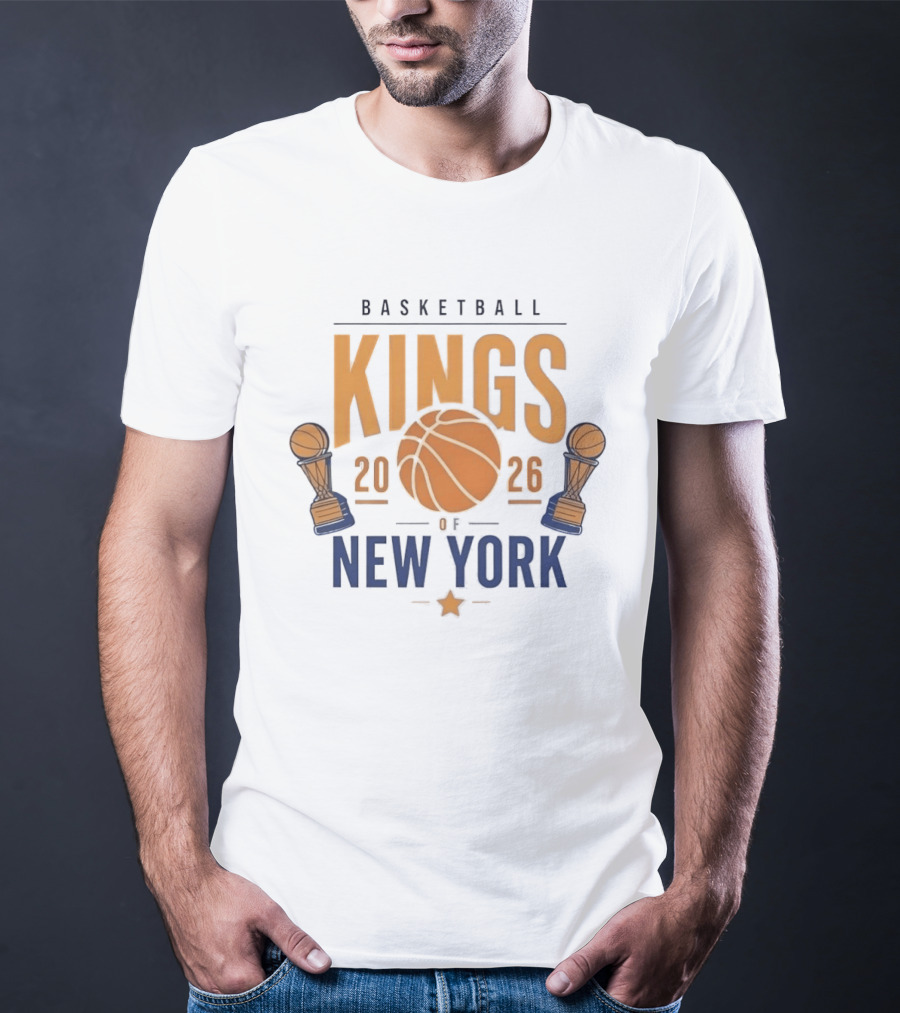 Basketball Kings 2026 Dual Trophy New York T-Shirt