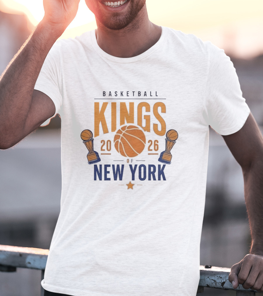 Basketball Kings 2026 Dual Trophy New York T-Shirt