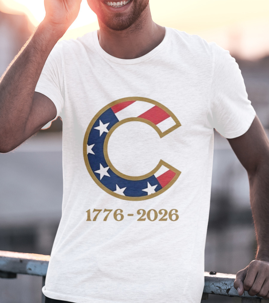 Chicago Cubs 1776 2026 Stars Stripes Fourth Of July MLB Anniversary T-Shirt