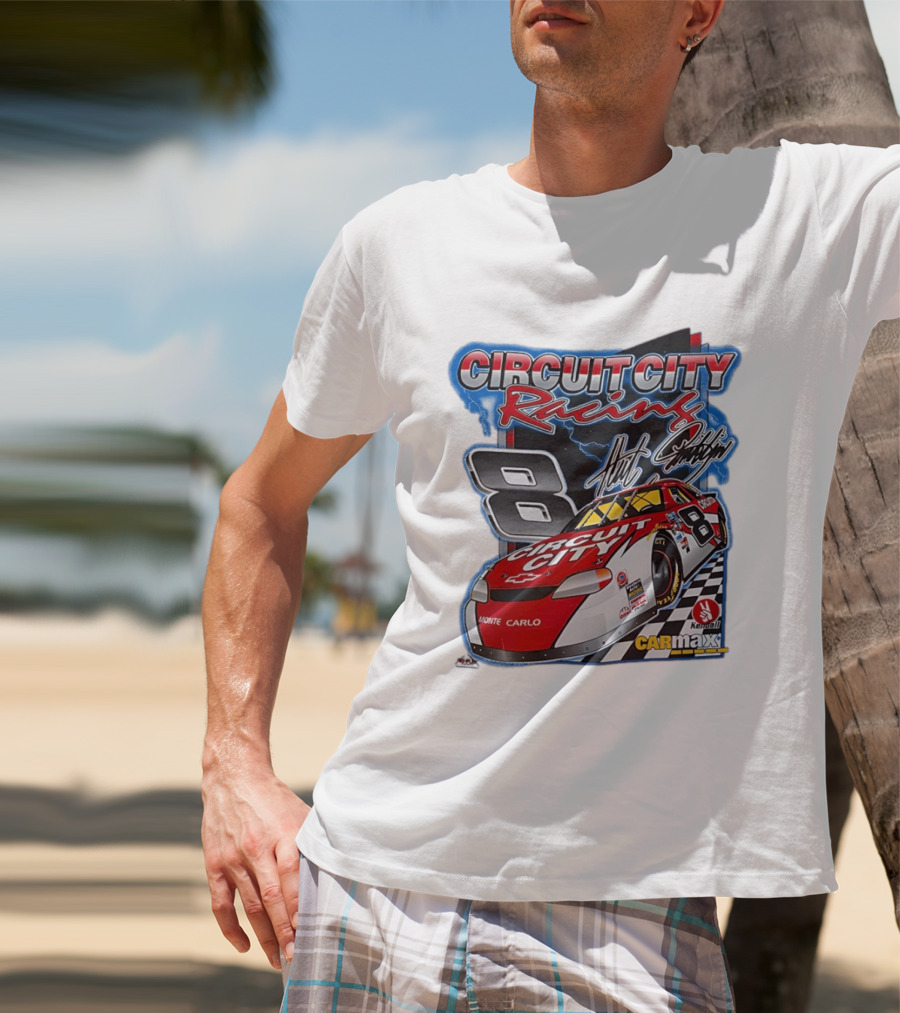 Circuit City Racing Monte Carlo 8 Chevrolet Carmax Kendall NASCAR T-Shirt