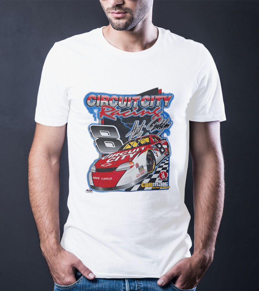 Circuit City Racing Monte Carlo 8 Chevrolet Carmax Kendall NASCAR T-Shirt