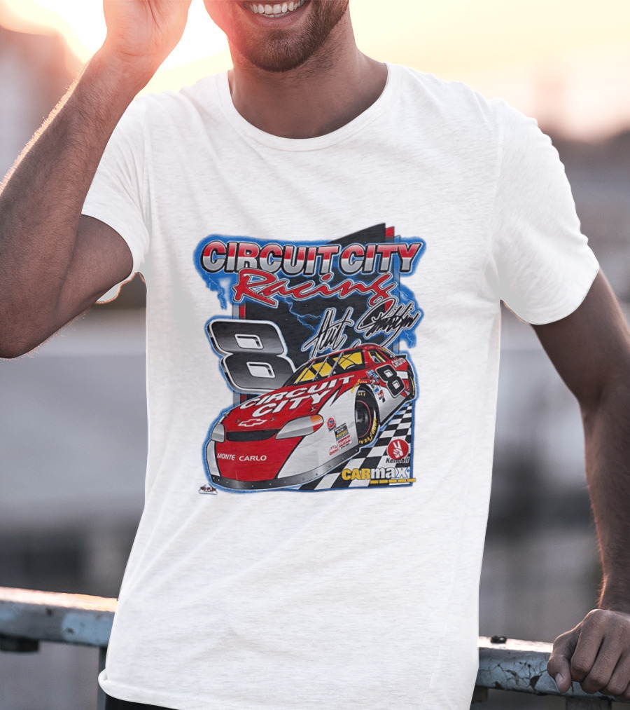 Circuit City Racing Monte Carlo 8 Chevrolet Carmax Kendall NASCAR T-Shirt