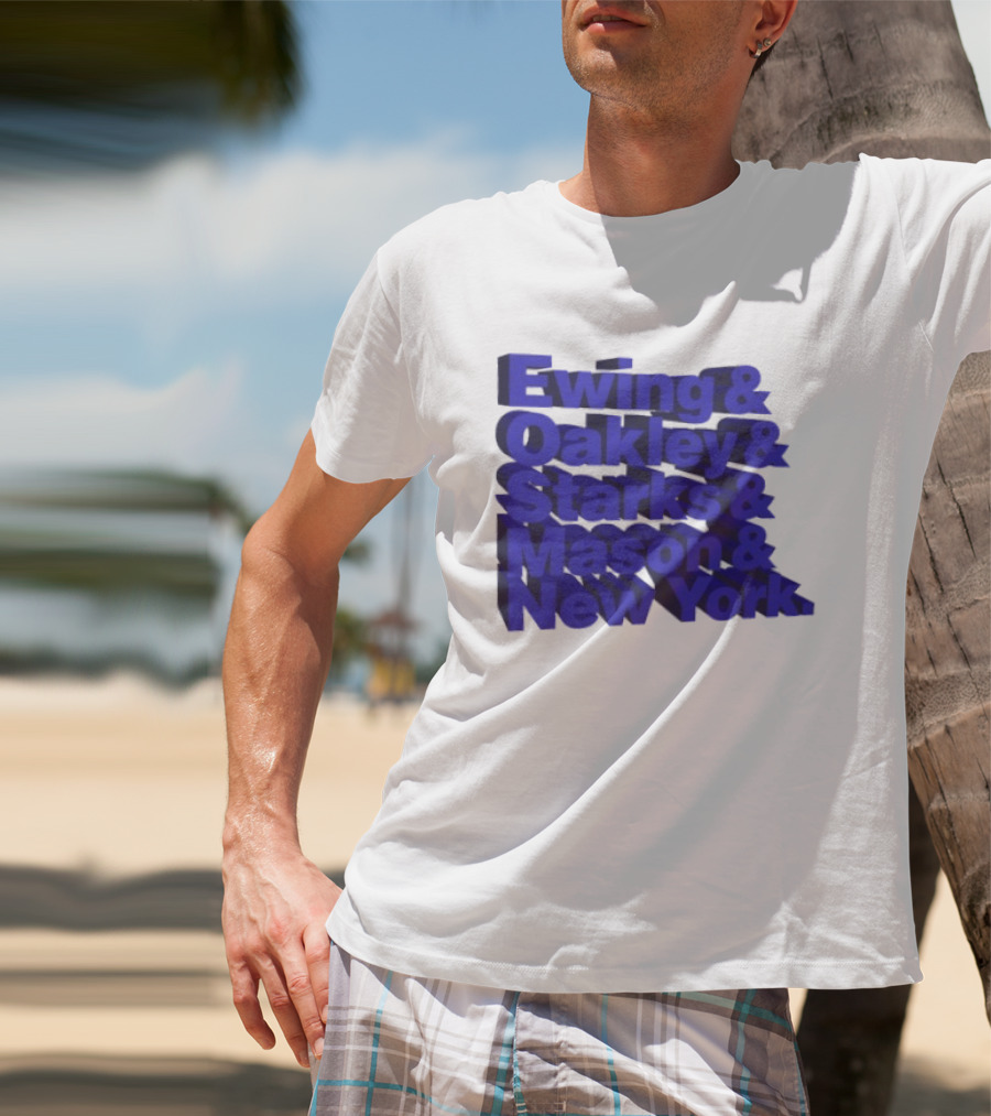 Ewing Oakley Starks Mason New York Knicks Legends T-Shirt