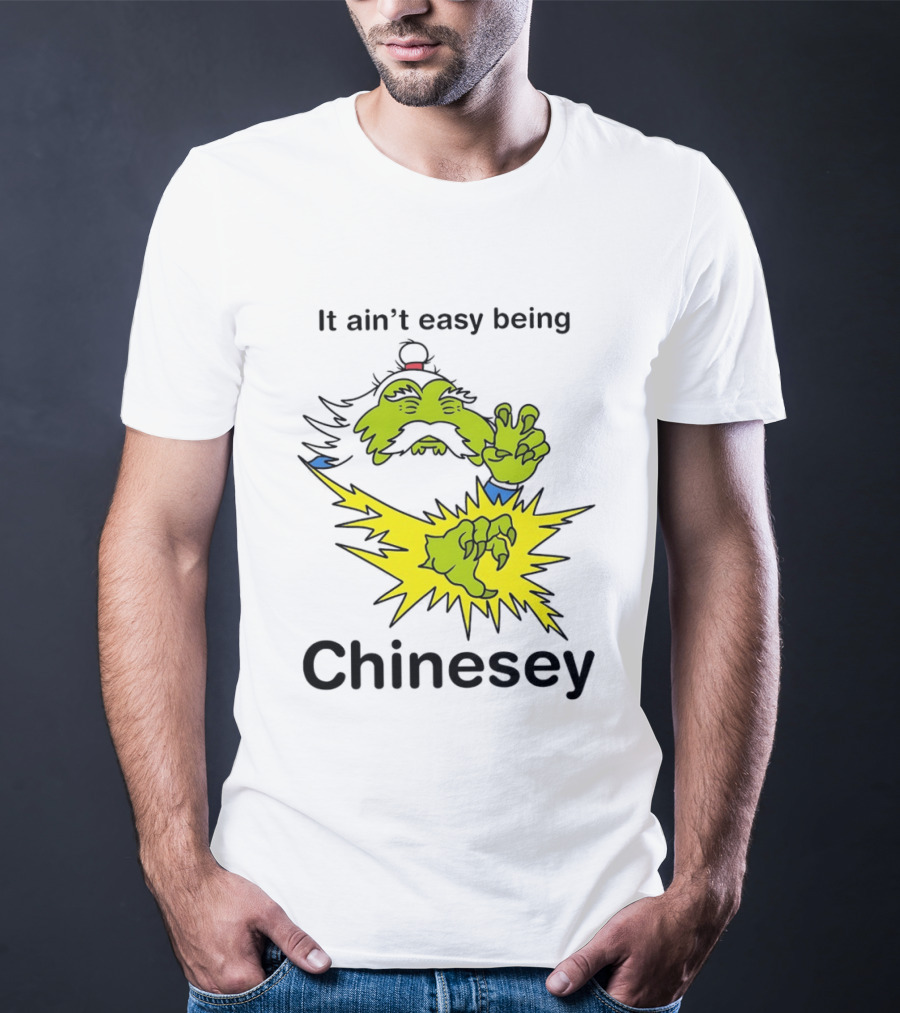 It Ain't Easy Being Chinesey Green Creature Martial Arts T-Shirt