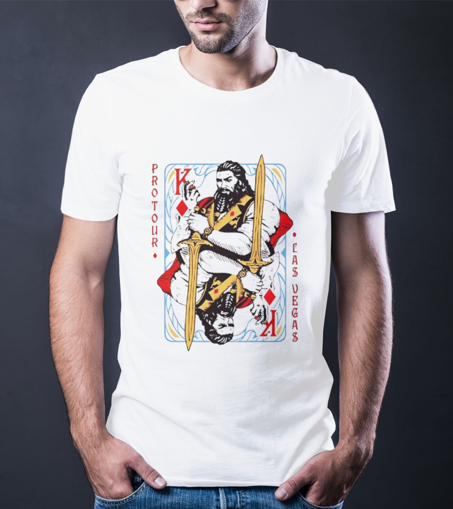 Pro Tour Las Vegas 2026 King Of Diamonds Playing Card T-Shirt