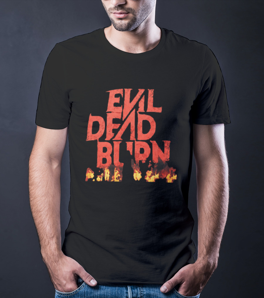 2026 Souheila Yacoub Evil Dead Burn Movie Fire Letters T-Shirt