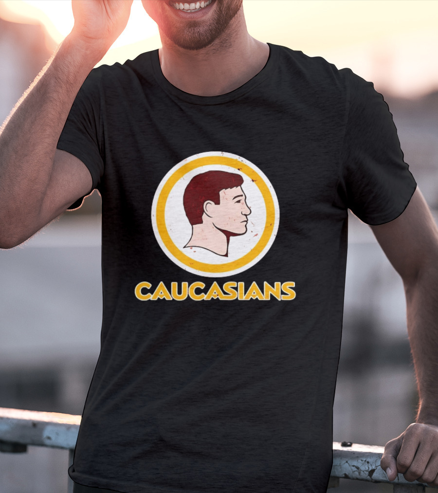 Caucasians Satire Humor Sports Team T-Shirt