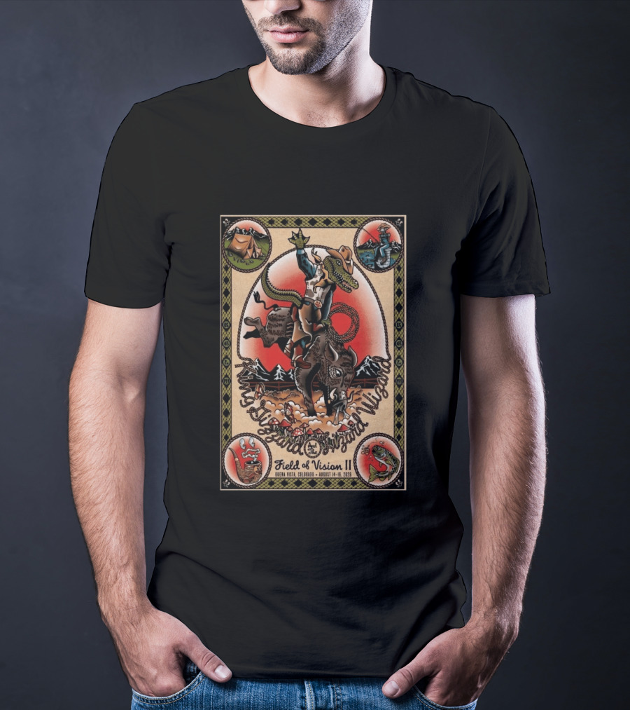 King Gizzard And The Lizard Wizard Field Of Vision II Buena Vista Colorado August 14 16 2026 T-Shirt
