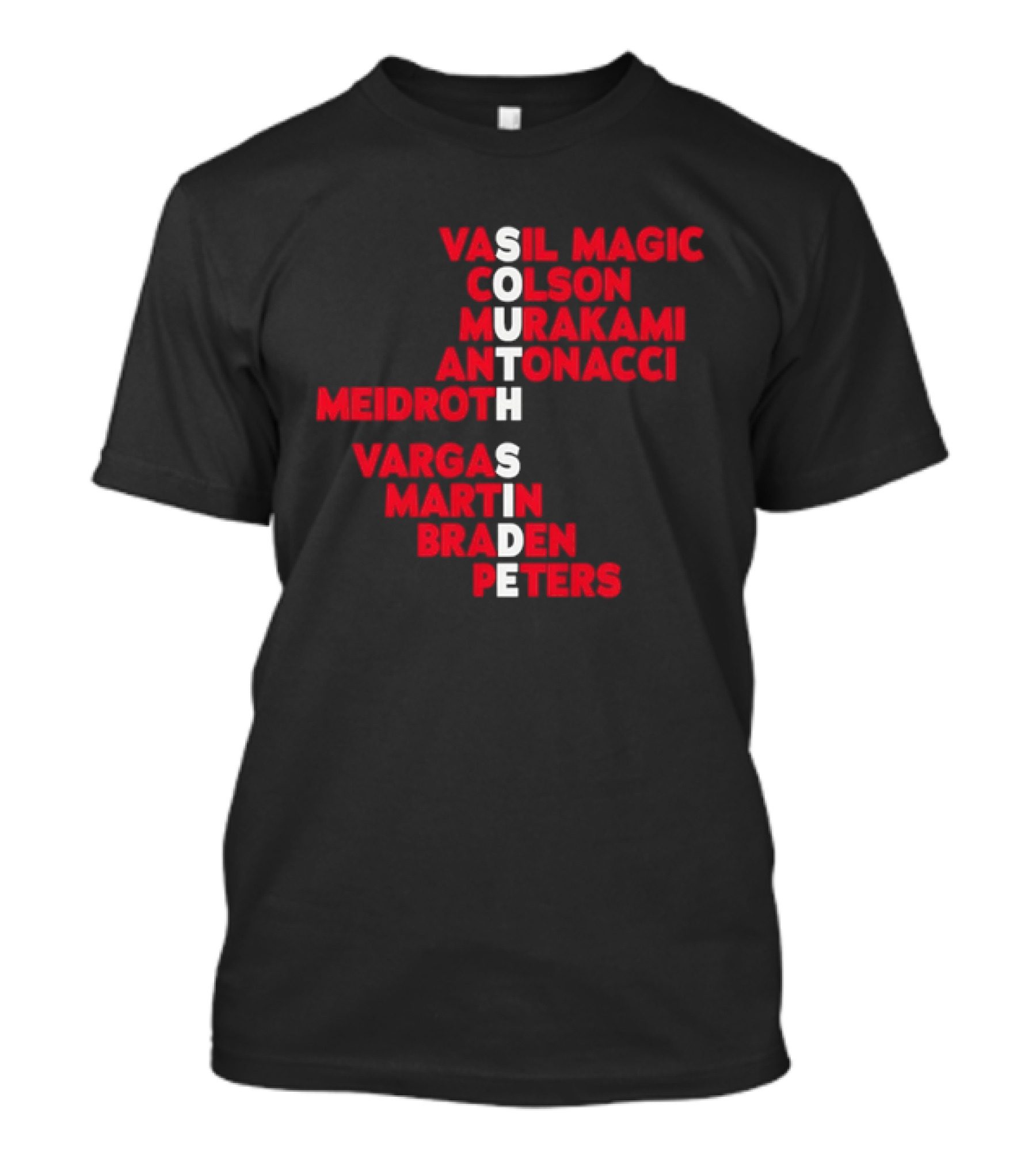 South Side Baseball 2026 Vasil Magic Colson Murakami Antonacci White Sox T-Shirt