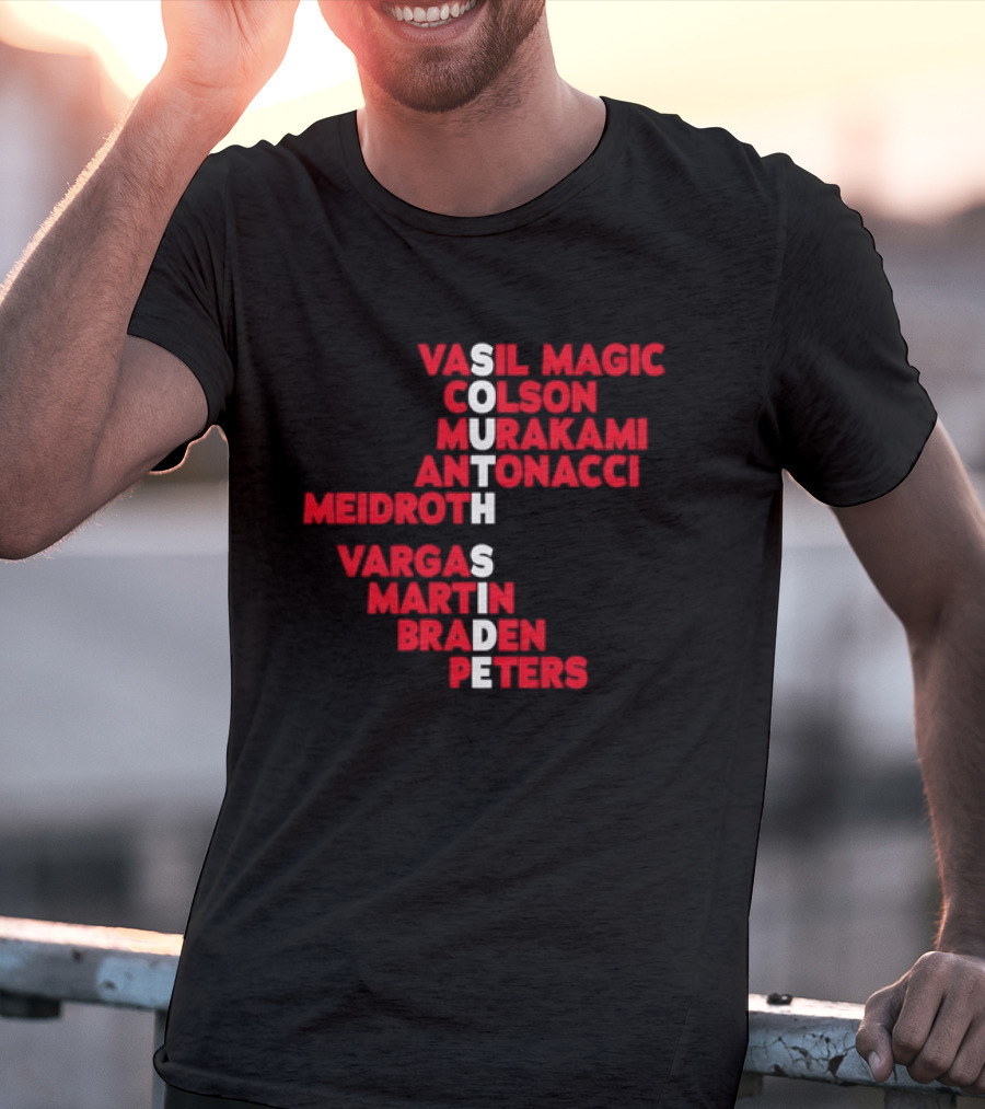 South Side Baseball 2026 Vasil Magic Colson Murakami Antonacci White Sox T-Shirt