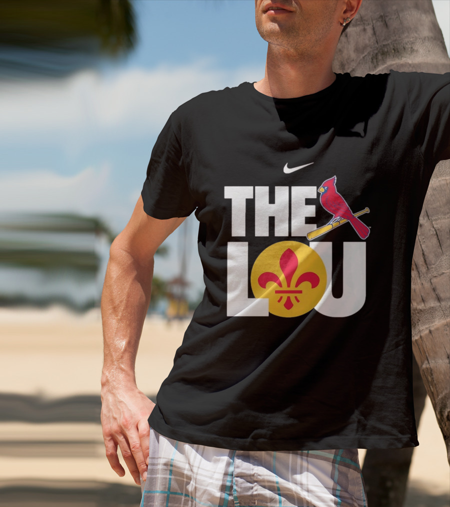 Nike St. Louis Cardinals The Lou Fleur De Lis Classic Baseball Fan Gear T-Shirt